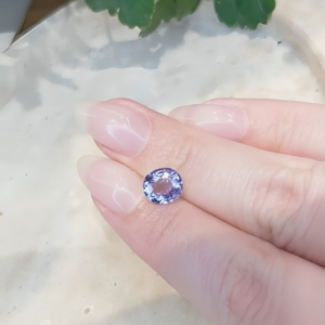 1.96 Ct. Violetish Blue Tanzanite from Tanzania