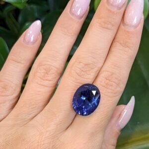 13.01 Ct. Blue Tanzanite from Tanzania