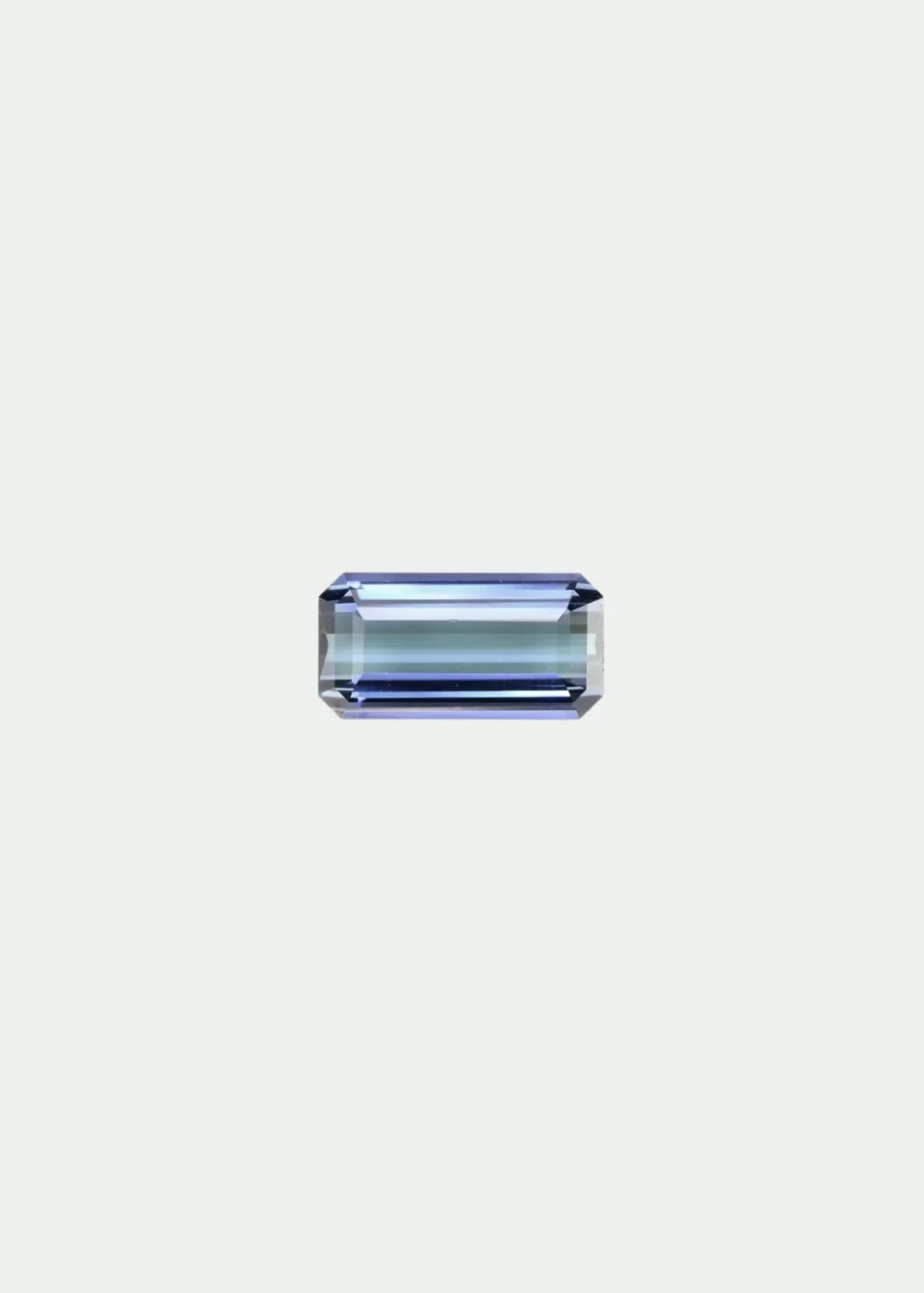3.79 Ct. Bi Color Tanzanite from Tanzania