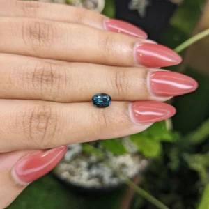 1.24 Ct. Greenish Blue Spinel from Ceylon (Sri Lanka)